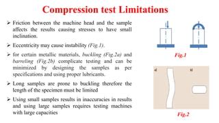 barreling in compression testing|5.7: Compression Testing .